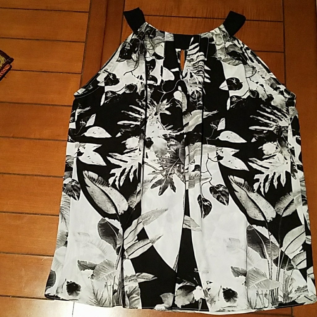 Leaf Pattern Blouse
